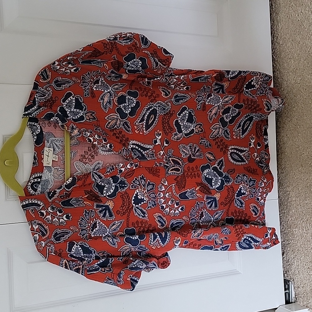 Wonderly Gauze SS blouse